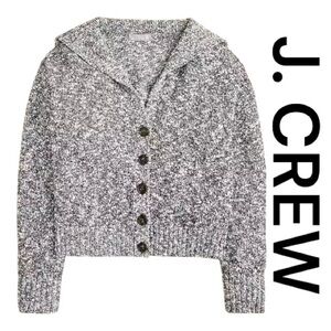 J. CREW Sailor Collar Inspired Cardigan, Size M.